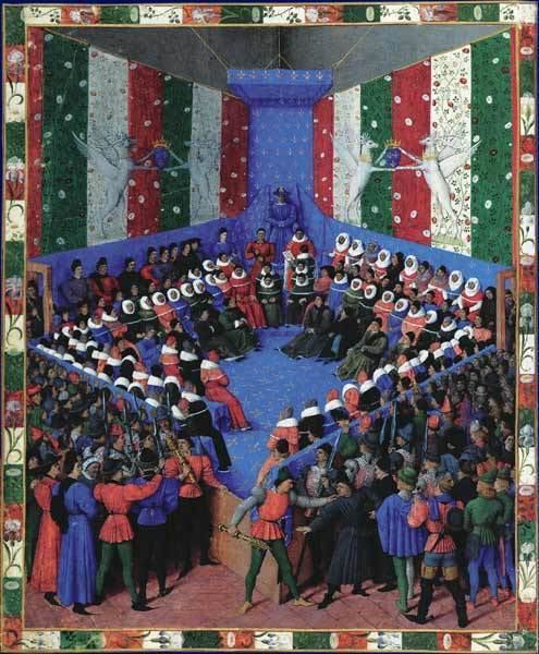 Lit de justice BnF Dossier pdagogique Jean Fouquet