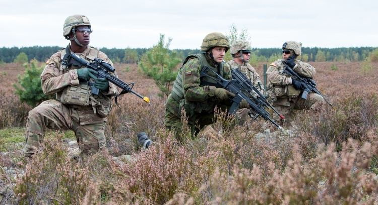 Lithuanian Land Force US Army Lithuanian Land Forces partner for training Article The