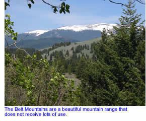 Little Belt Mountains Fishing Hiking and Camping Information for Big Belt and Little Belt