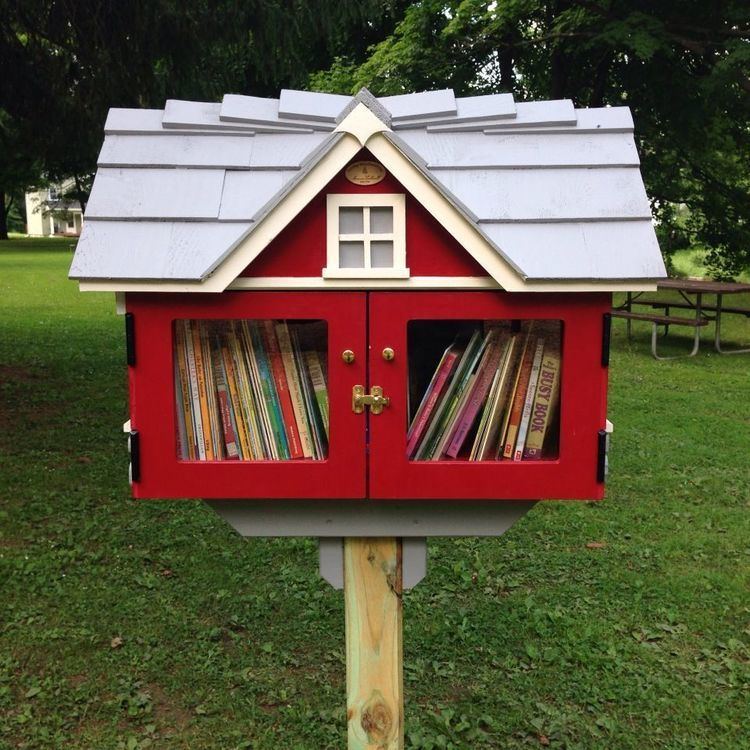 Little Free Library Little libary global concept Marcellus Free Library installs