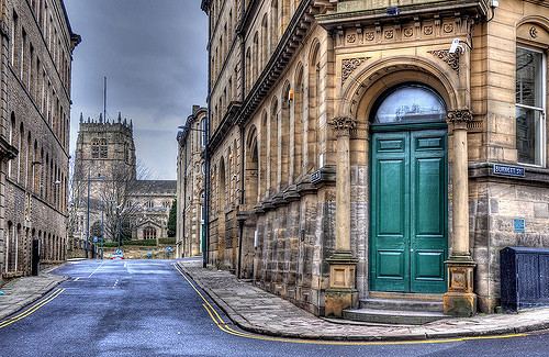 Little Germany, Bradford A view of Bradford Cathedral from Little Germany Steve Flickr