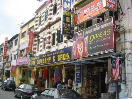 Little India, Penang Going Through the Streets of Little India Penang