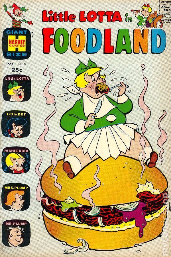 Little Lotta Little Lotta in Foodland 1963 comic books