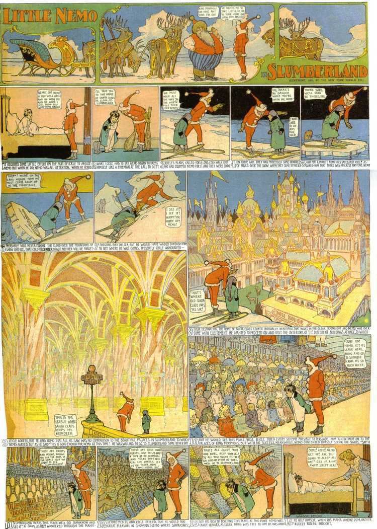 Little Nemo Comic Strip Library Digital Collection of Classic Comic Strips