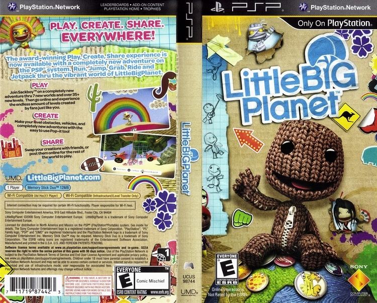 LittleBigPlanet (2009 video game) wwwtheisozonecomimagescoverpsp817jpg