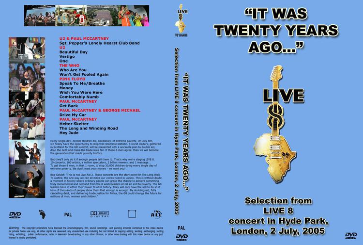 Live 8 McCartney on LIVE 8 Art Films