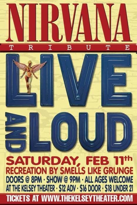 Live and Loud (Nirvana video album) Smells like Grunge Nirvana Tribute MTV Live amp Loud Lake Park