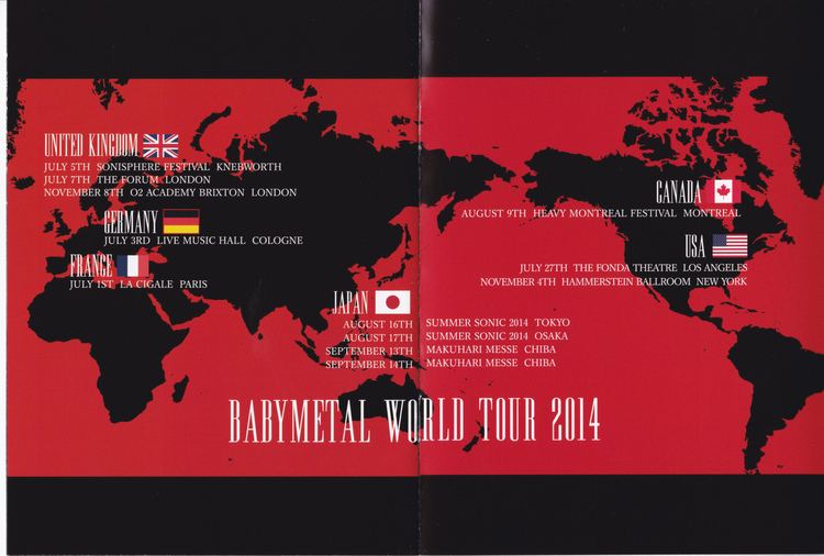 Live in London: Babymetal World Tour 2014 BABYMETAL Live in London BABYMETAL World Tour 2014 2015 Bluray