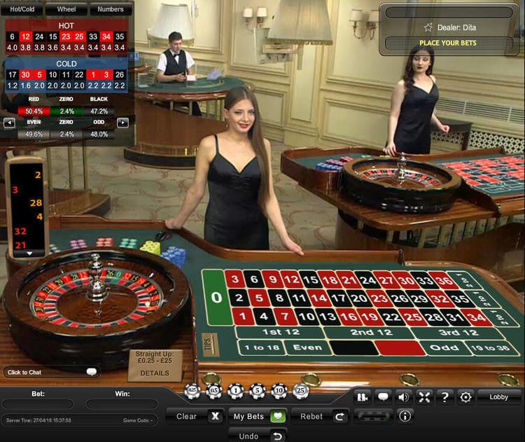 Online casino live roulette tables are rigged