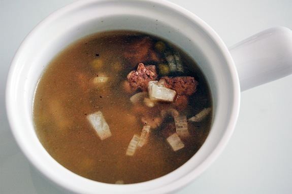 Liver soup Rice peas and chicken liver soup Gastronomical Wayfaring