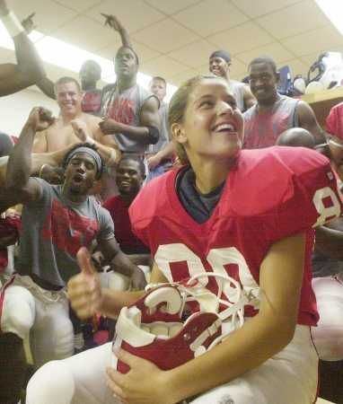 Liz Heaston Liz Heaston First woman to play and score in a college football