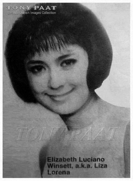 Liza Lorena The Beauty of Liza Lorena 1966 BB Pilipinas 1strunner up