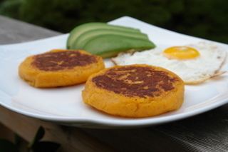 Llapingacho Llapingachos or Ecuadorian stuffed potato patties Laylita39s Recipes