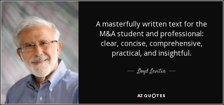 Lloyd Levitin QUOTES BY LLOYD LEVITIN AZ Quotes