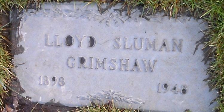 Lloyd Sluman Lloyd Sluman Grimshaw 1898 1948 Find A Grave Memorial