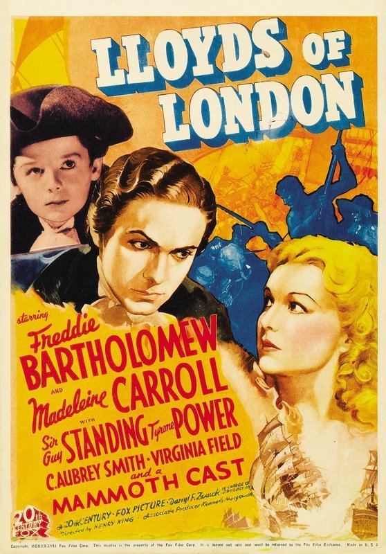 Lloyd's of London (film) Lloyds of London 1936 The Blonde at the Film