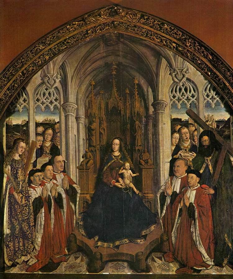Lluís Dalmau Altarpiece of the Councillors by DALMAU Lluis