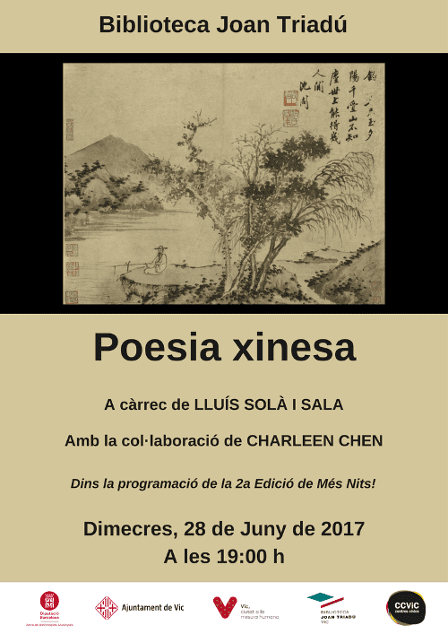 Lluís Solà i Sala Poesia xinesa a crrec de Llus Sol i Sala amb la collaboraci de