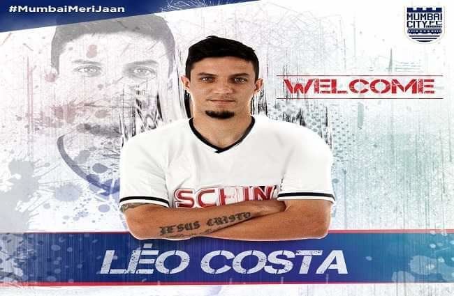 Léo Costa Mumbai City FC Signs Brazilian Leo Costa GoalBold