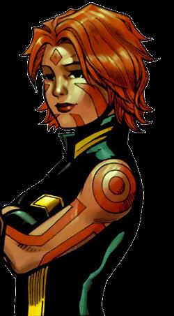 Loa (comics) Loa Mutant power phasing which disintegrates whatever she has