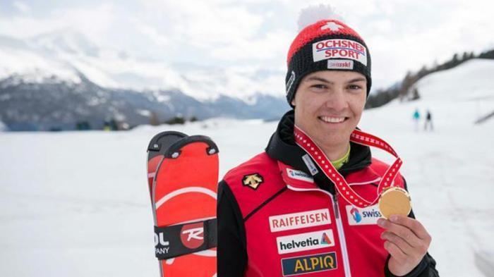 Loïc Meillard Loic Meillard gewinnt an den Schweizer Meisterschaften Gold in der