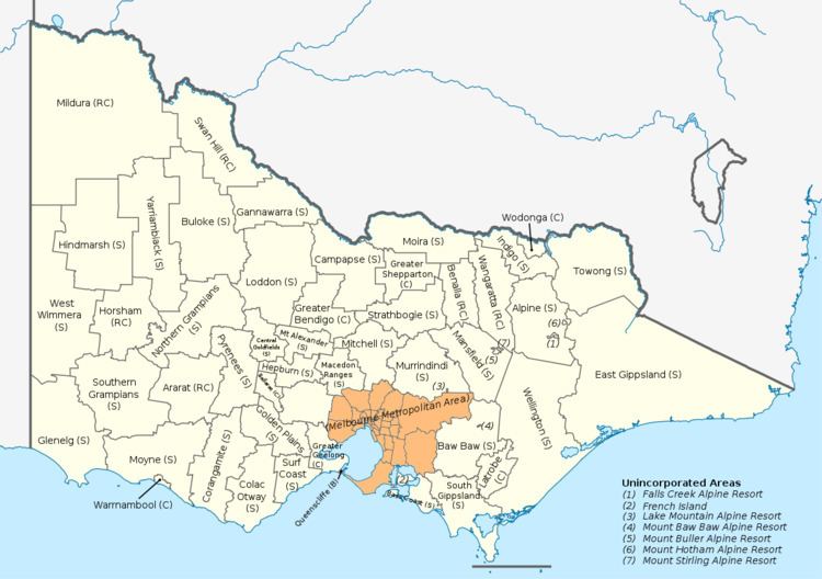 Local government areas of Victoria