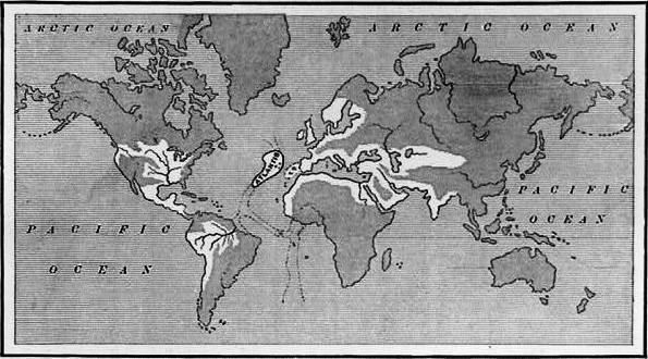 Location hypotheses of Atlantis