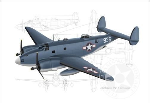 Lockheed Ventura Lockheed PV1 Ventura WWII Bombers