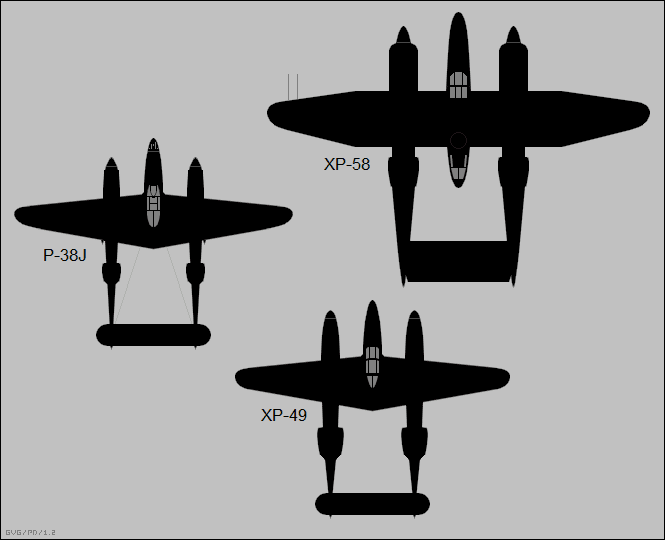 Lockheed XP-49 20 Lightning Modifications amp Derivatives Postwar
