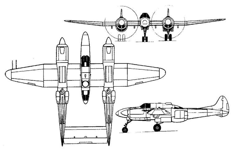 Lockheed XP-58 Chain Lightning Lockheed XP58 Chain Lightning fighter