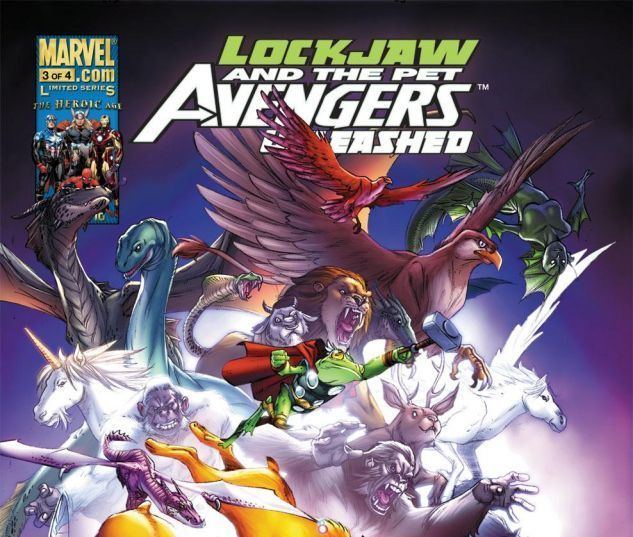Lockjaw and the Pet Avengers Lockjaw and the Pet Avengers Unleashed 2010 Comic Books Comics