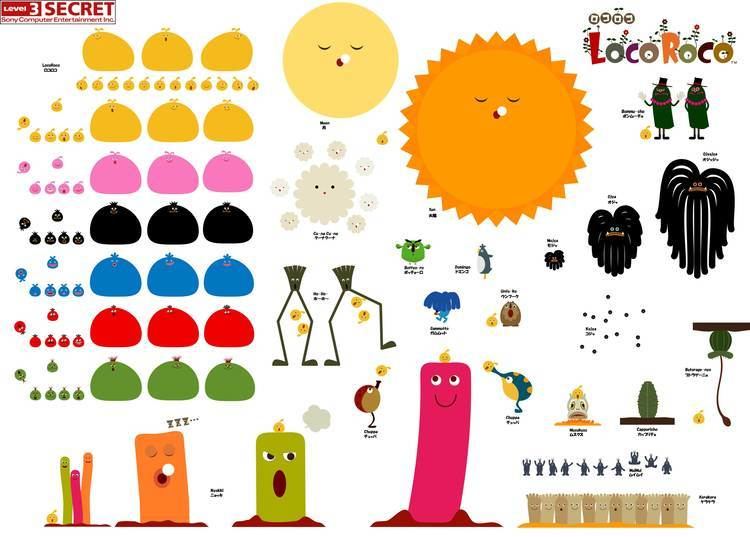 LocoRoco 1000 images about locoroco on Pinterest Artworks Character sheet