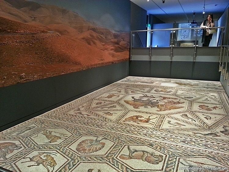Lod Mosaic Archaeological Center The Lod Mosaic from Israel Archaeology Travel