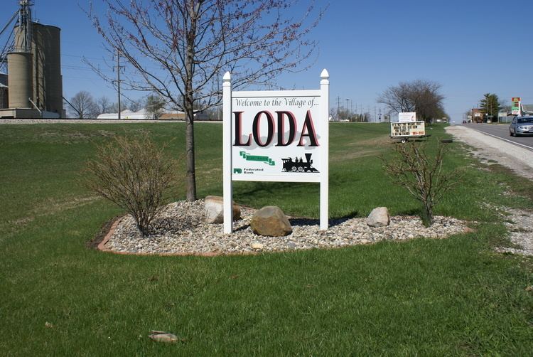 Loda, Illinois wwwvillageoflodacomImagesLodaSignJPG