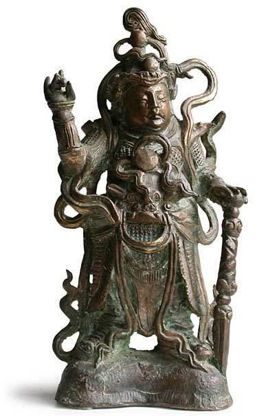 Lokapala Lokapala Guardian Bronze Buddha