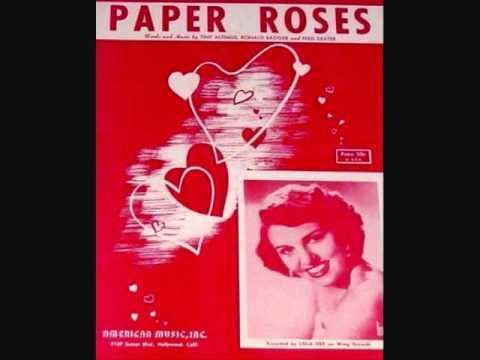 Lola Dee Lola Dee Paper Roses 1955 YouTube