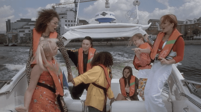 Lollipop (film) movie scenes In another rare moment where a Spice Girls song ISN T being played the girls take some young competition winners on a boat joy ride where they jump about 