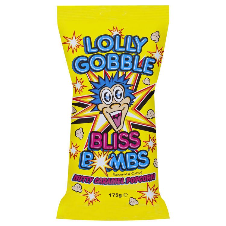 Lolly Gobble Bliss Bombs Lolly Gobble Bliss Bombs Nutty Caramel Popcorn 175g