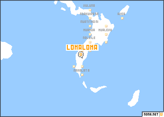 Lomaloma Lomaloma Fiji map nonanet