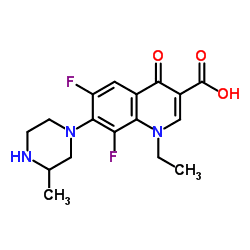 Lomefloxacin Lomefloxacin C17H19F2N3O3 ChemSpider