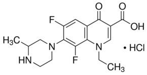 Lomefloxacin Lomefloxacin hydrochloride SigmaAldrich