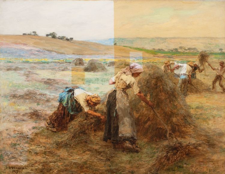 Léon Augustin Lhermitte From the CollectionLon Augustin Lhermitte39s Haymaking Time