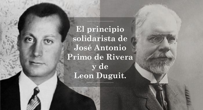 Léon Duguit El principio solidarista de Jos Antonio Primo de Rivera y de Leon