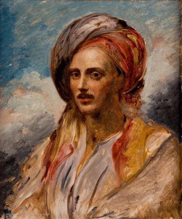 Léon Riesener Portrait of a European in Oriental Costume Louvre Museum Paris