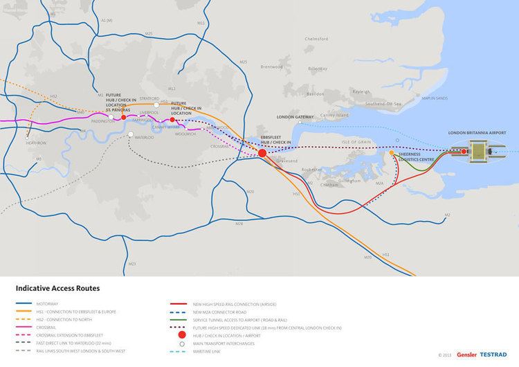 London Britannia Airport London Britannia Airport Thames Estuary earchitect