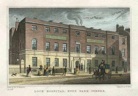 London Lock Hospital wwwantiqueprintscomimagesah1h1067jpg