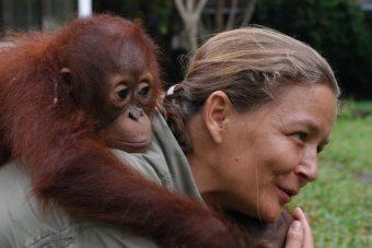 Lone Drøscher Nielsen Lone Droscher Nielsen founder of the Nyaru Menteng Orangutan Rescue