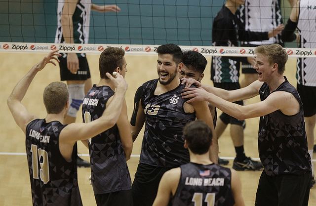 Long Beach State 49ers men's volleyball UH volleyball vs LBSU Feb 24