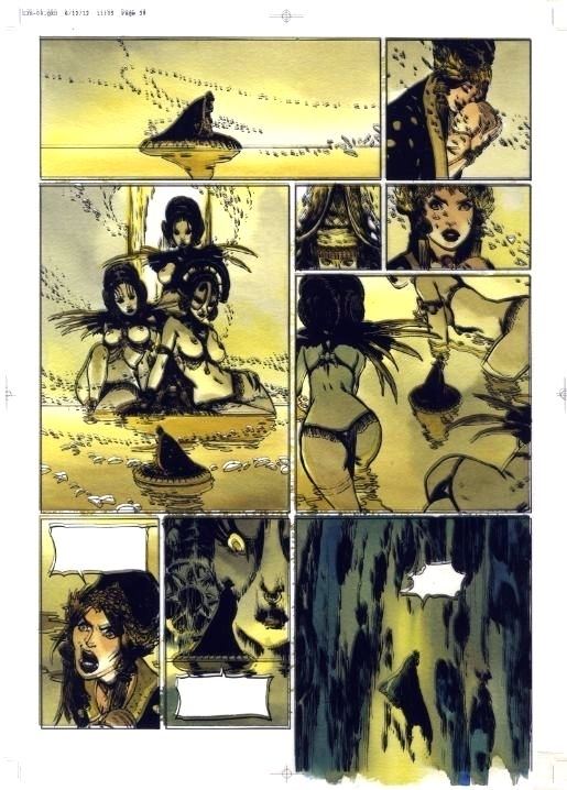 Long John Silver (comics) Lauffray Long John Silver Tome 4 Planche 39 mise en couleurs