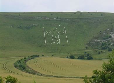 Long Man of Wilmington The Long Man of Wilmington Historic Site in Polegate East Sussex